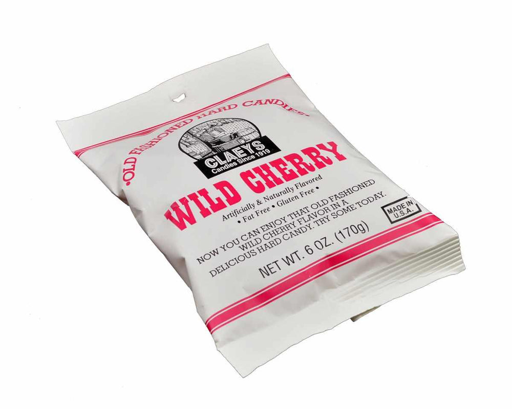 Claeys Wild Cherry Old Fashioned Hard Candy - CandyFavorites